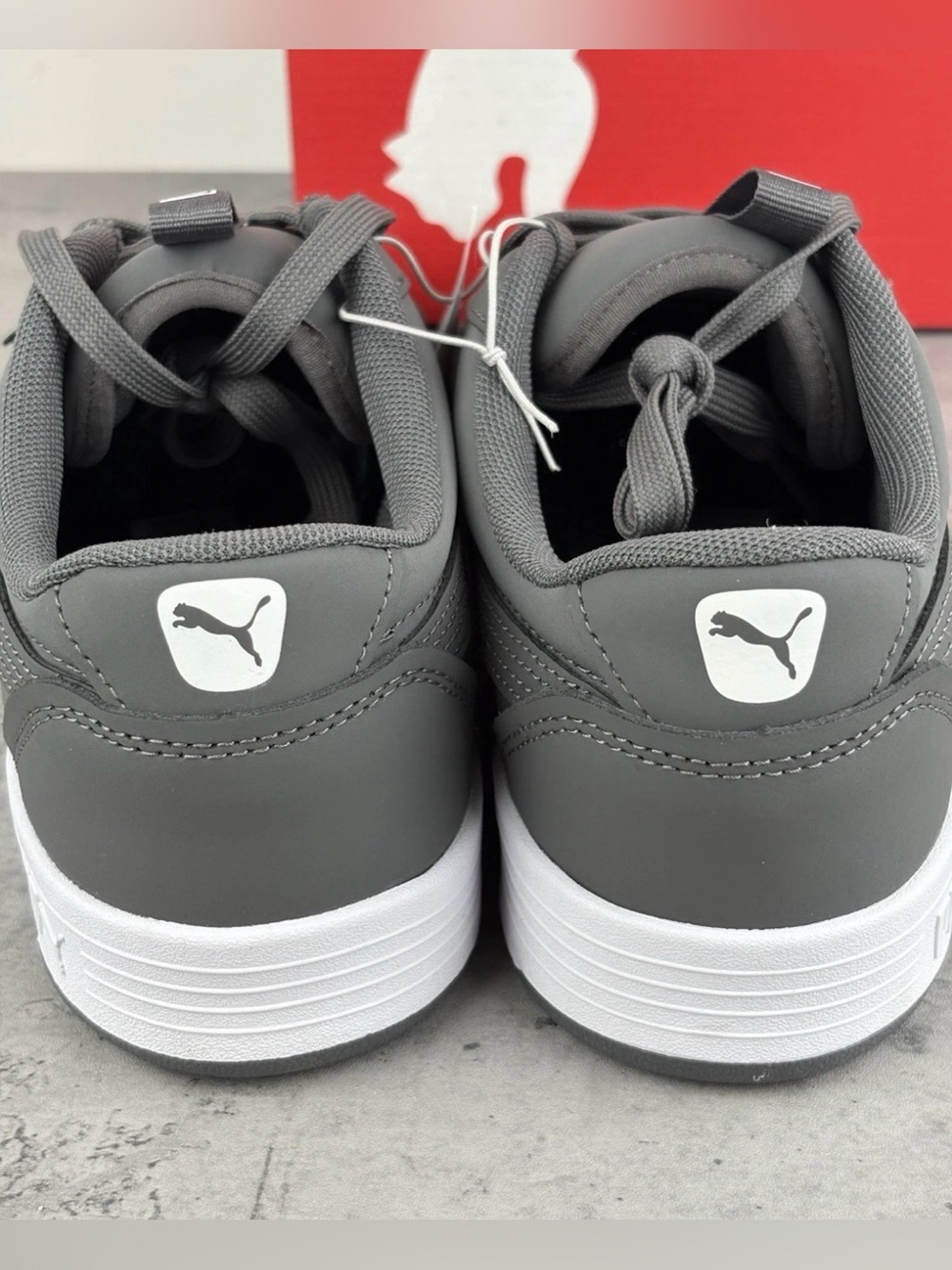 PUMA Men's Skate Sneaker SoftFoam Lace Up Shoes Gray Size 11  New In Box - Picture 4 of 5
